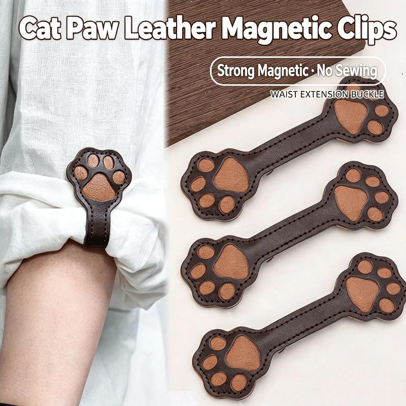 Leatherwork Designs - 2 PCS Klip Lengan Magnetik Kulit