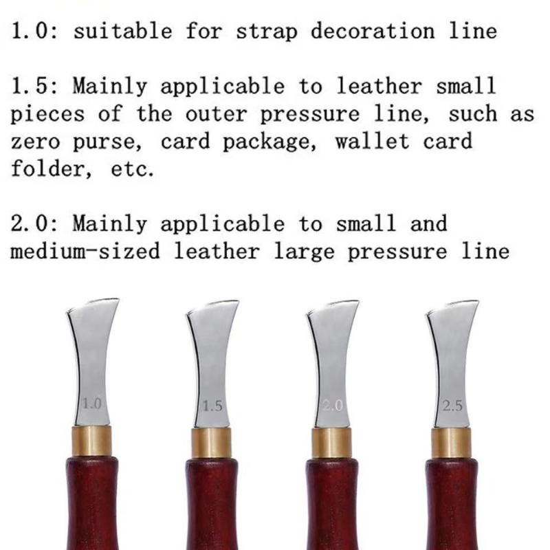 Alat Penanda Kulit Bentuk Kipa - Groover Stitching Tool ulasan dan harga